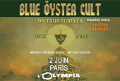 Blue Öyster Cult @ Paris le 02/06/25